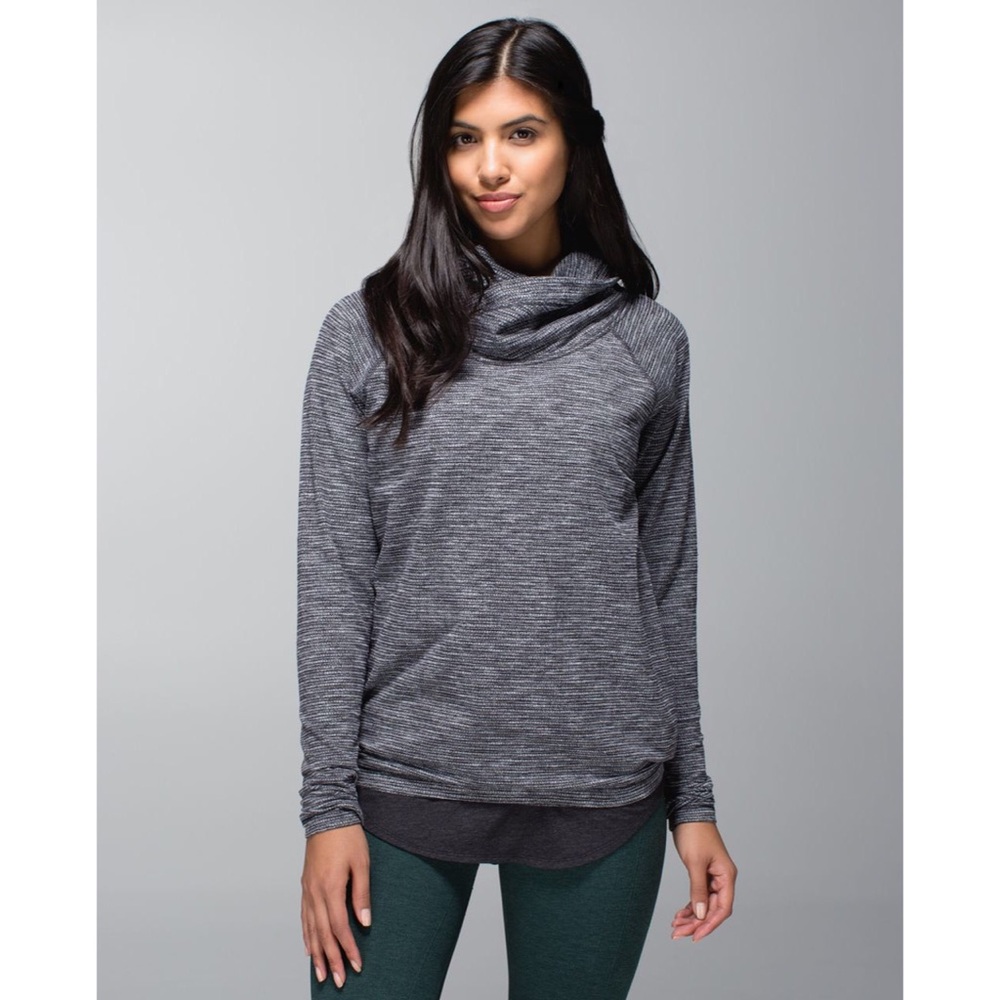LULULEMON Healthy Heart Pullover Coco Pique Black